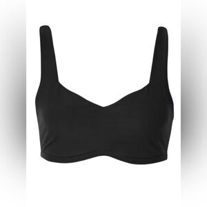 Year of Ours Isadora Bra Heather Black Size M NWT
